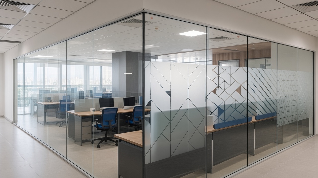 RLK project glass partition