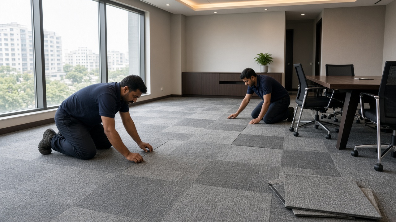 Carpet laying